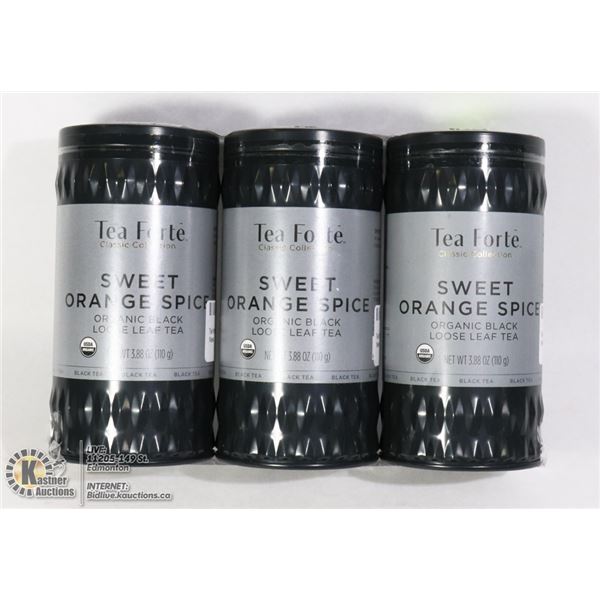 TEA FORTE SWEET ORANGE SPICE ORGANIC BLACK