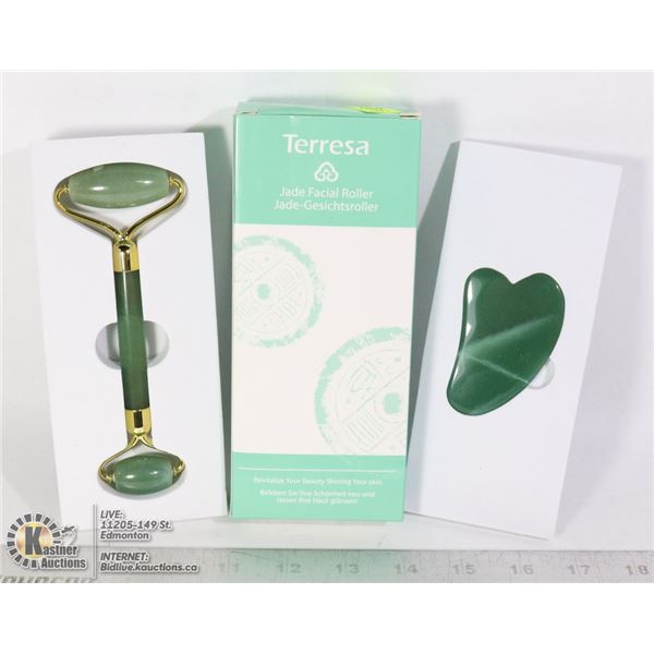 JADE FACIAL ROLLER SET