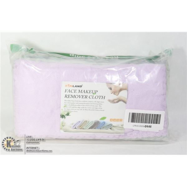BAG OF 11" X 11" FACE MAKEUP REMOVER CLOTHS