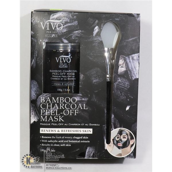 VIVO BAMBOO CHARCOAL PEEL OFF MASK