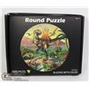 Image 1 : 1000PC ROUND DINOSAUR PUZZLE