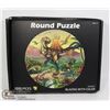 Image 1 : 1000PC ROUND DINOSAUR PUZZLE