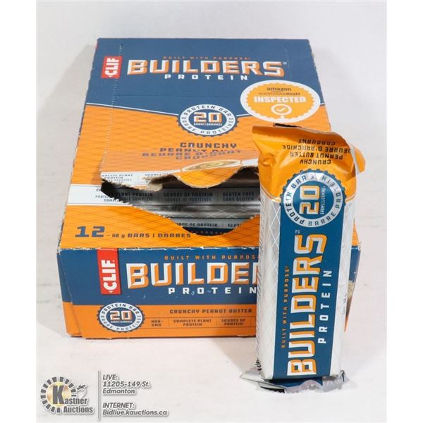 CASE OF 12 CLIFF BUILDERS PROTEIN BARS