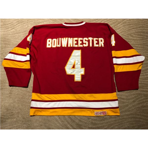JAY BOUWMEESTER CALGARY FLAMES JERSEY