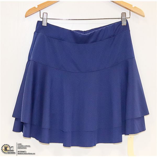 LADIES SIZE L BLUE SKIRT