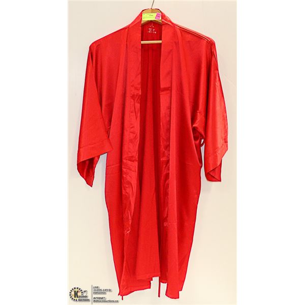 SIORO RED HOUSE COAT MISSING BELT
