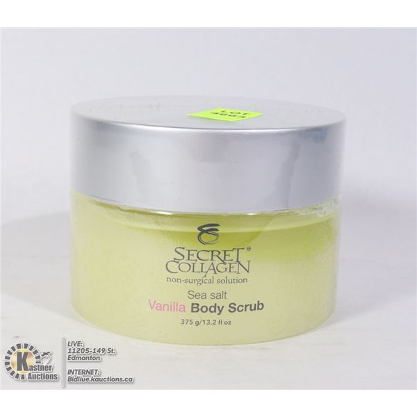 SECRET COLLAGEN SEA SALT VANILLA BODY SCRUB