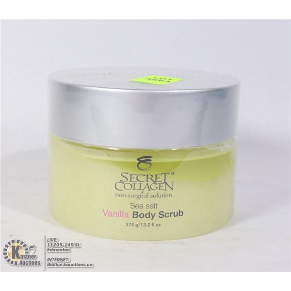 SECRET COLLAGEN SEA SALT VANILLA BODY SCRUB