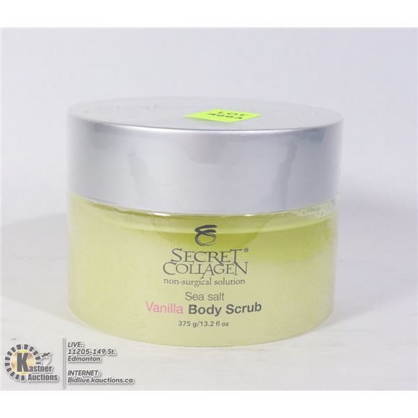 SECRET COLLAGEN SEA SALT VANILLA BODY SCRUB