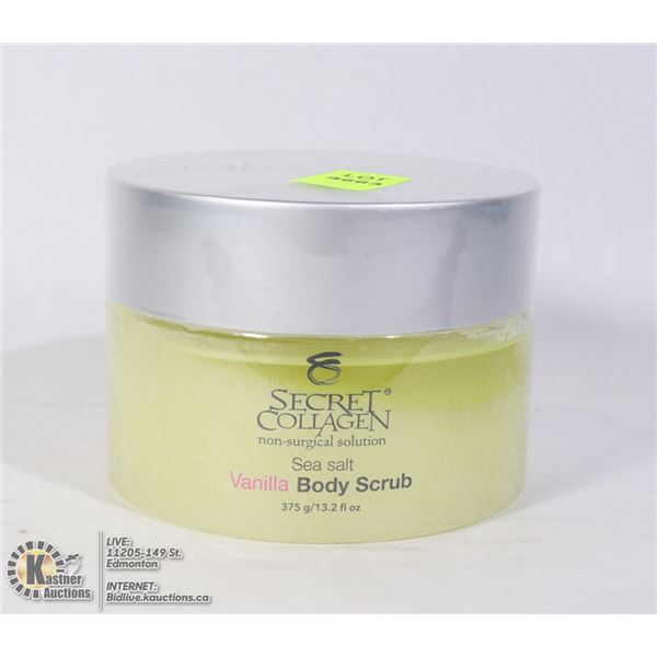 SECRET COLLAGEN SEA SALT VANILLA BODY SCRUB