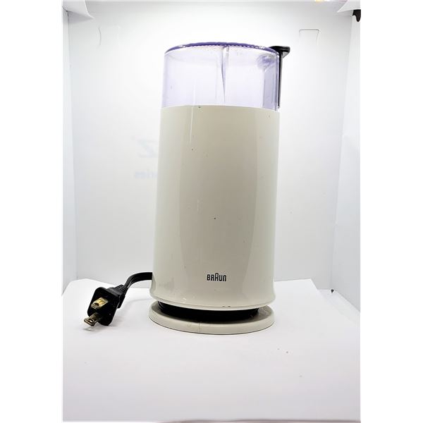 8)  BRAUN PULSE COFFEE BEAN GRINDER
