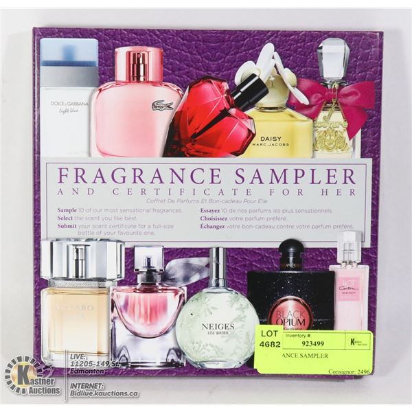 FRAGRANCE SAMPLER