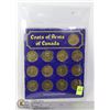 Image 1 : COAT OF ARMS OF CANADA TOKENS IN DISPLAY