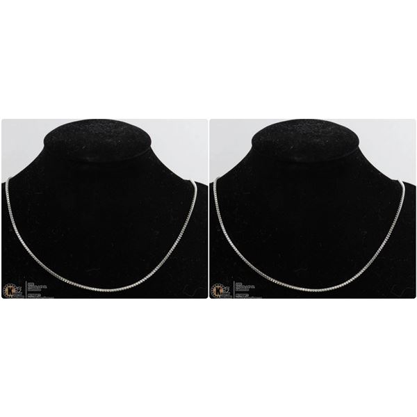 TWO NEW 22" ROPE CHAINS