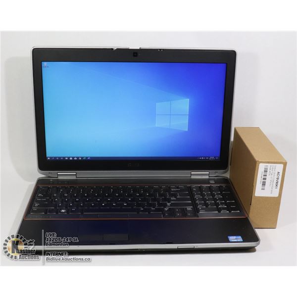 DELL i7 WINDOWS 10 LAPTOP WITH NEW AC ADAPTOR