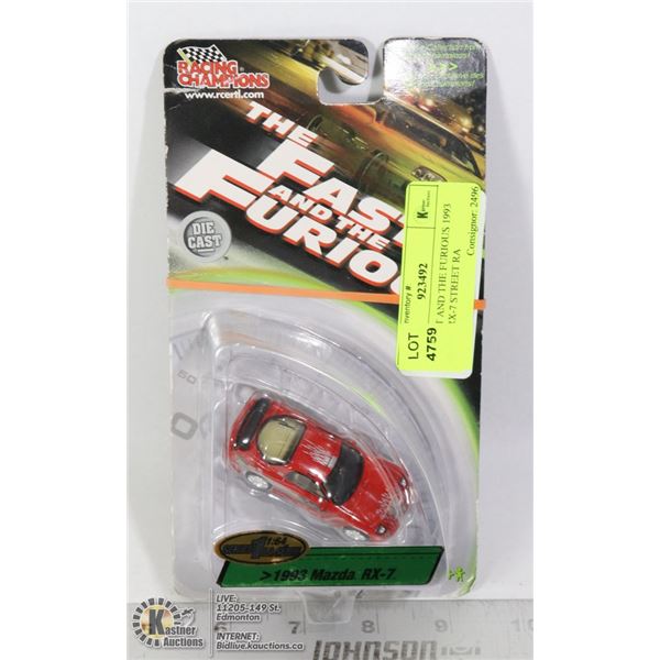 THE FAST AND THE FURIOUS 1993 MAZDA RX-7 STREET RA