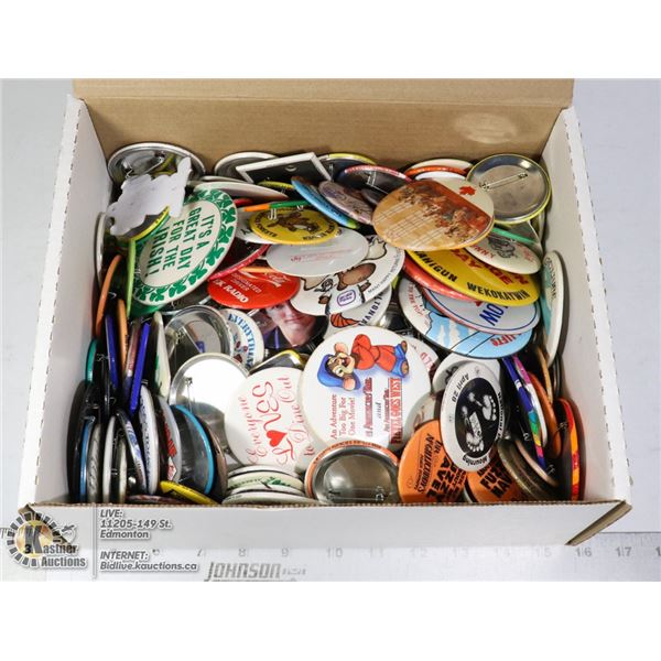 5 LBS OF ADVERTISING / NOVELTY BUTTONS