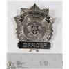 Image 1 : VINTAGE CITY OF EDMONTON OFFICER BADGE