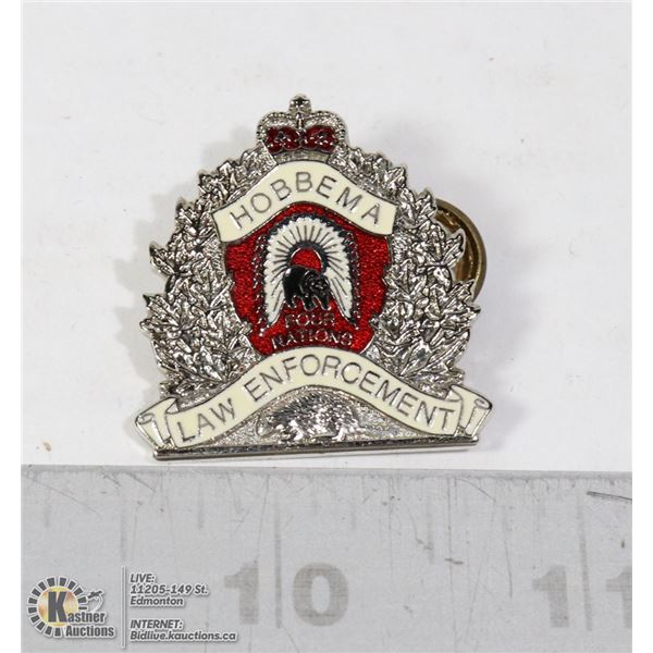 VINTAGE 4 NATIONS HOBBEMA POLICE BADGE