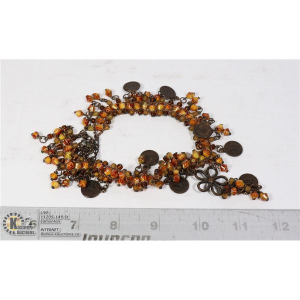 TURKISH COPPER COLORS NECKLACE