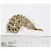 Image 1 : VINTAGE PEACOCK BROOCH