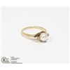 Image 1 : 10K GOLD PEARL RING