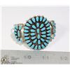 Image 1 : NAVAHO TURQUOISE SILVER BRACELET 925