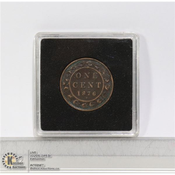 1876H VICTORIAN CANADIAN LARGE CENT