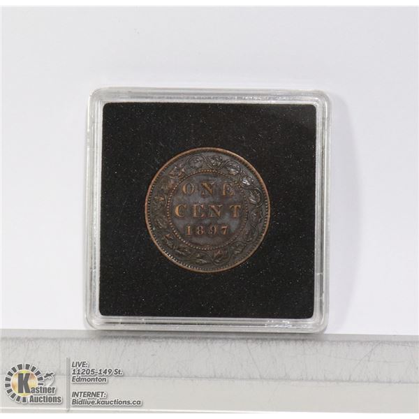 1897 VICTORIAN CANADIAN LARGE CENT HIGH GRADE