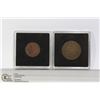 Image 1 : SET OF 2-1920 CANADIAN CENTS, LARGE AND SMALL