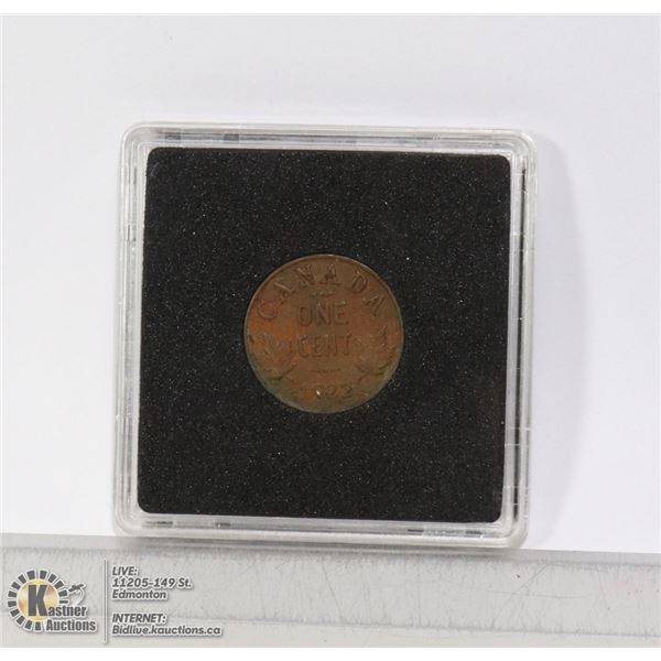 1922 RARE KEY DATE CANADIAN 1 CENT COIN