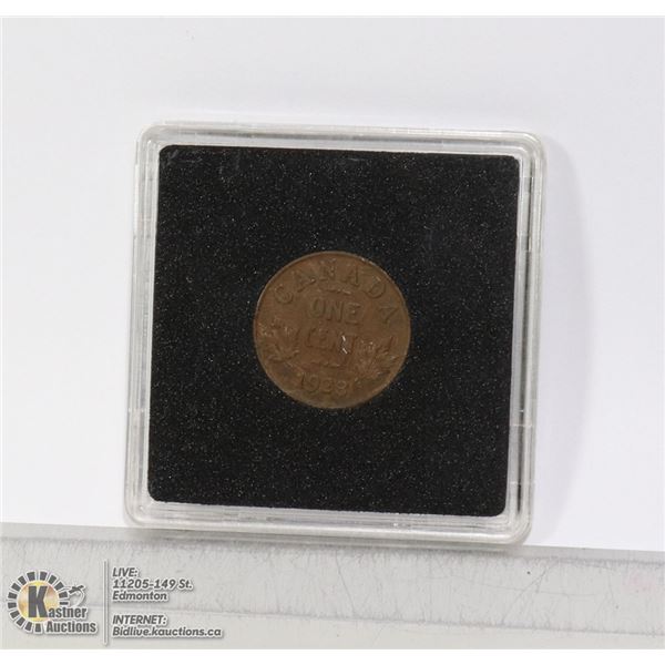 1923 RARE KEY DATE CANADIAN 1 CENT COIN