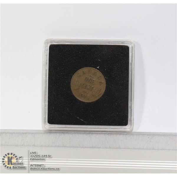 1925 RARE KEY DATE CANADIAN 1 CENT COIN