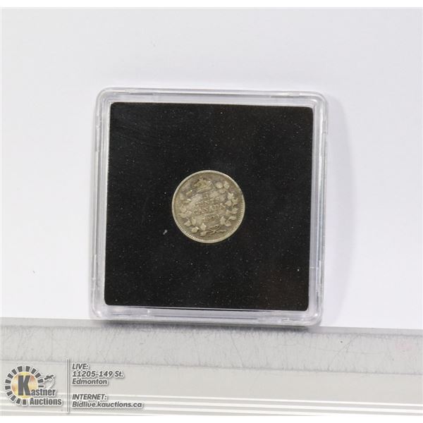 1903 EDWARDIAN CANADIAN SILVER "FISHSCALE 5C"