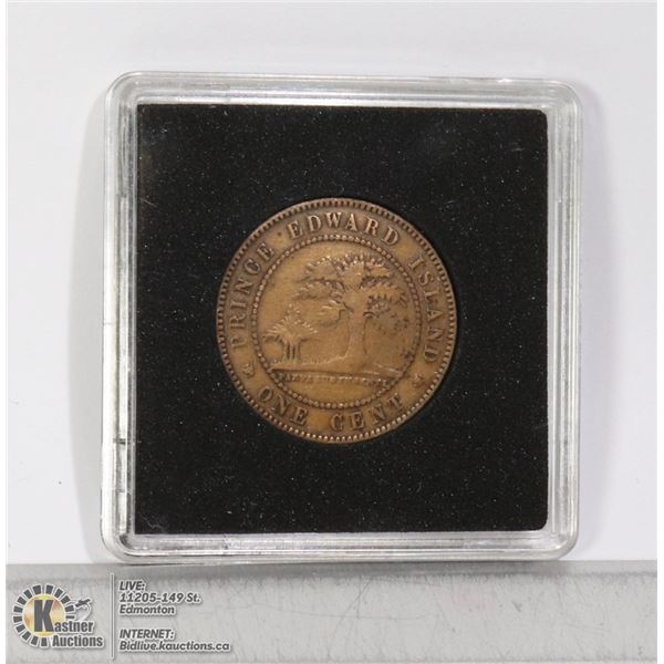 PRINCE EDWARD ISLAND 1871 LARGE CENT COIN