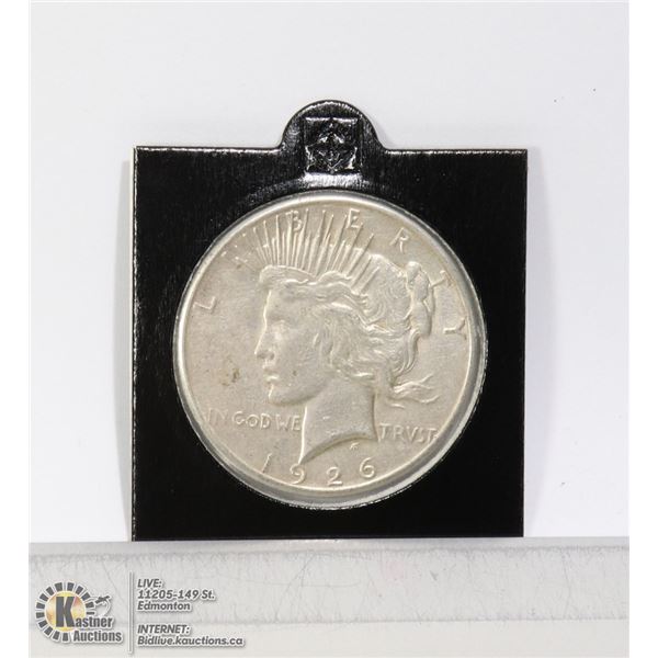 1926S USA SILVER PEACE DOLLAR COIN