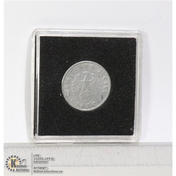 1939A NAZI GERMAN 50 PFENNIG COIN