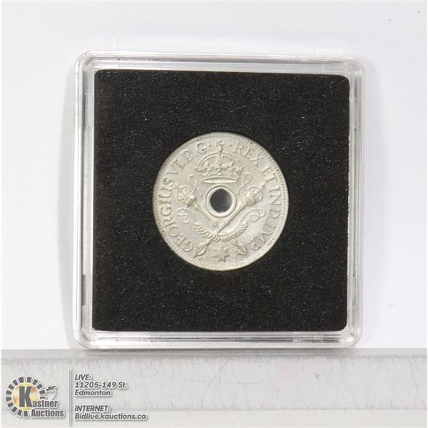 BRITISH NEW GUINEA SILVER 1 SHILLING COIN