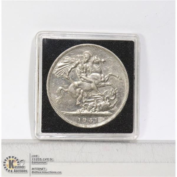 1951 GREAT BRITAIN CROWN. PROOF-LIKE CONDITION