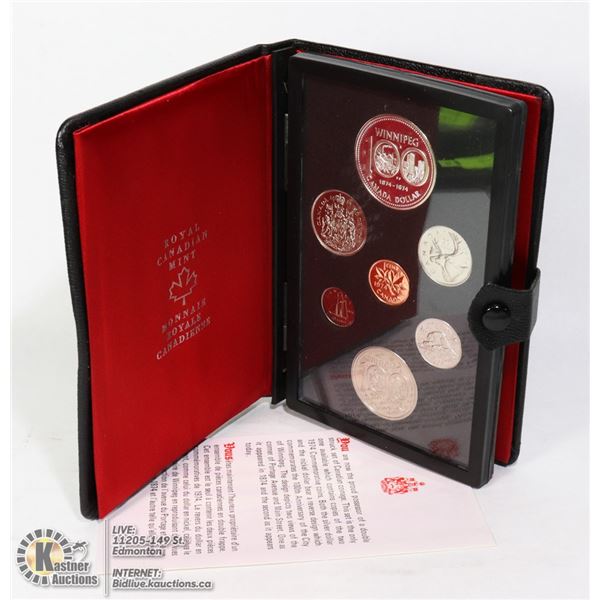 1974 RCM DOUBLE DOLLAR WINNIPEG CENTENNIAL