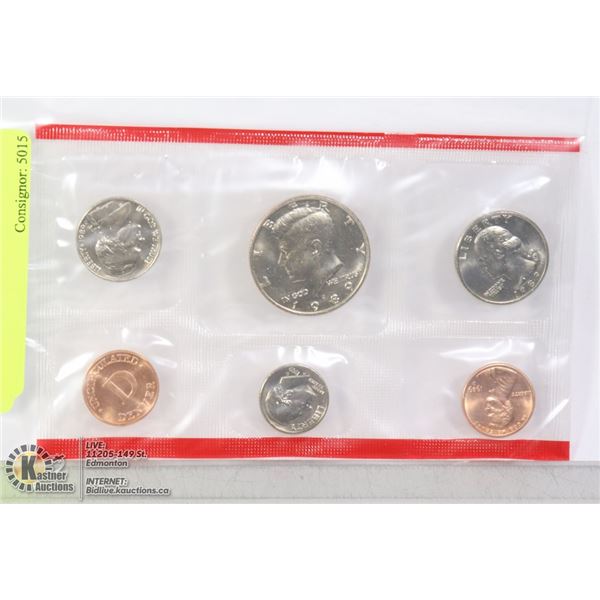 1989 USA 5 COIN SET MINT SEALED