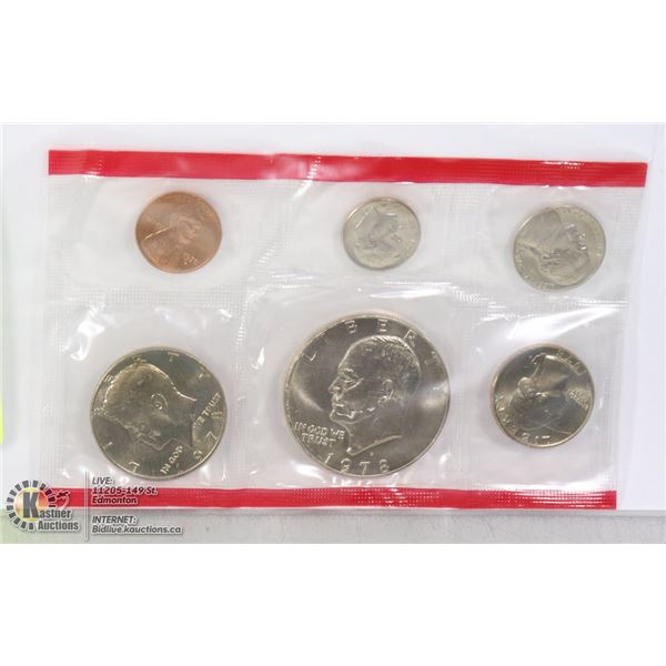 1978 USA 6 COIN SET MINT SEALED