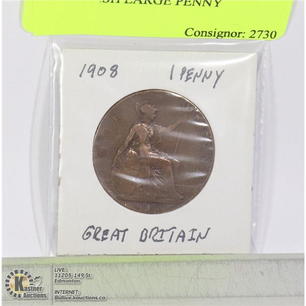 1908 BRITISH LARGE PENNY