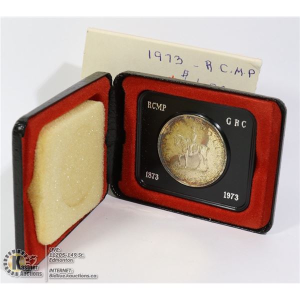 1873-1973 SILVER CANADA RCMP $1 COIN