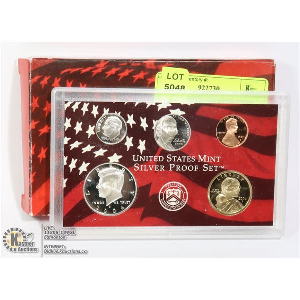 2006 USA PROOF SET OVER 1/2 OZ 90% SILVER W/CAMEOS