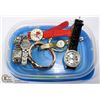 Image 1 : CONTAINER OF WATCHES - 7 WATCHES OF VARIOUS STYLES