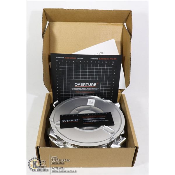 OVERTURE PETG 3D PRINTER FILAMENT (BLACK)