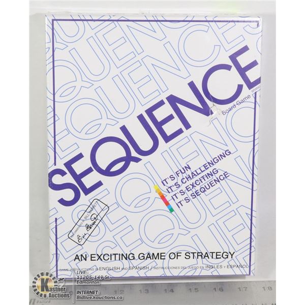 SEQUENCE BOARD GAME