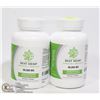 Image 1 : TWO BOTTLES OF WORLDS BEST HEMP SOFTGEL