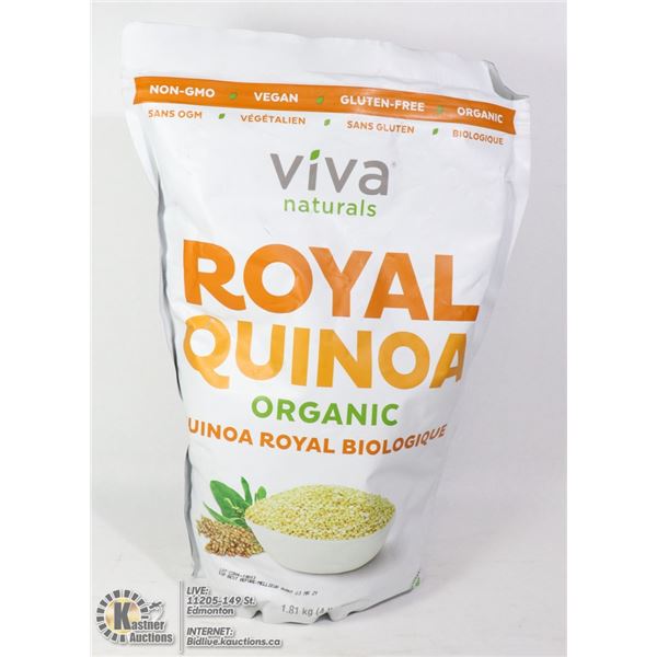 BAG OF VIVA NATURALS ROYAL QUINOA ORGANIC